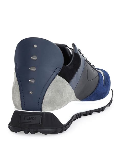 fendi sneakers with spikes|fendi sneakers for men.